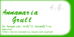 annamaria grull business card